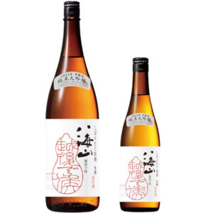 八海山　純米大吟醸　しぼりたて原酒　越後で候（赤越後）