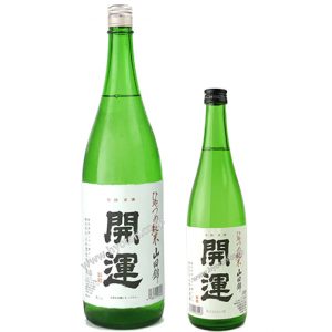 開運　ひやづめ　純米酒