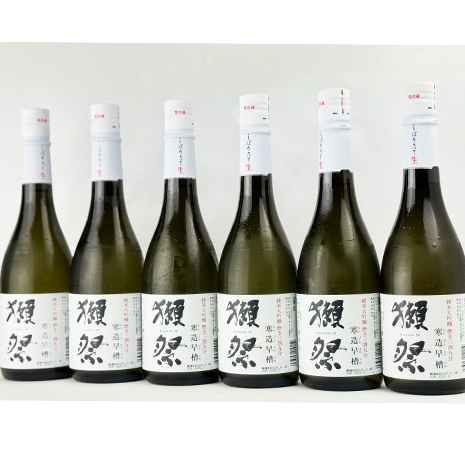 獺祭 純米大吟醸 磨き三割九分 寒造早槽 しぼりたて生720ml