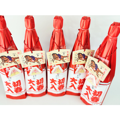 2025年11月下旬蔵出し　雪の茅舎　初春大入　純米吟醸酒　金箔付き1800ml