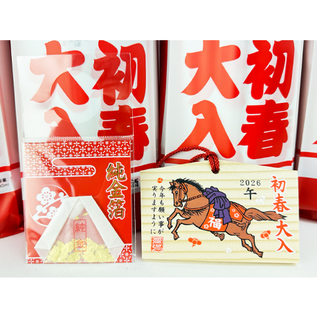 2025年11月下旬蔵出し　雪の茅舎　初春大入　純米吟醸酒　金箔付き1800ml