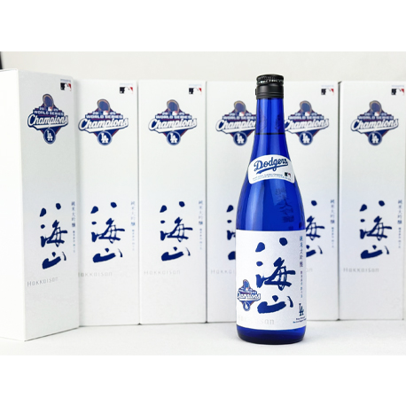 八海山 純米大吟醸 ブルーボトル ワールドシリーズ優勝記念ラベル720ml