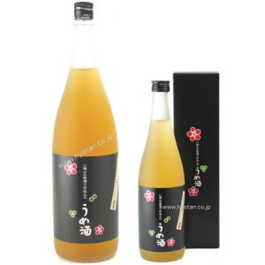 八海山の原酒で仕込んだうめ酒（梅酒）　黒ラベル