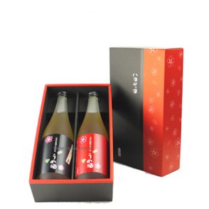 八海山のうめ酒 黒・赤　720ml　２本組ギフト