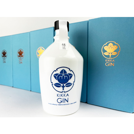 橘花 KIKKA GIN Glass bottle 700ml（ライトブルー箱入）