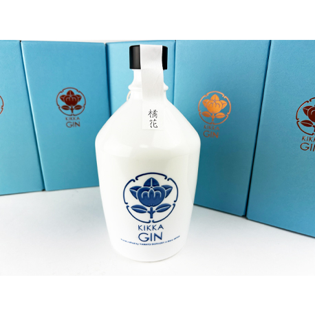 橘花 KIKKA GIN Glass bottle 700ml（ライトブルー箱入）