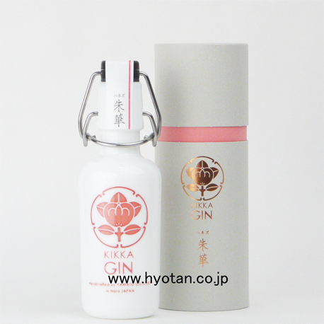 橘花 KIKKA GIN  Glass bottle 朱華（ハネズ）