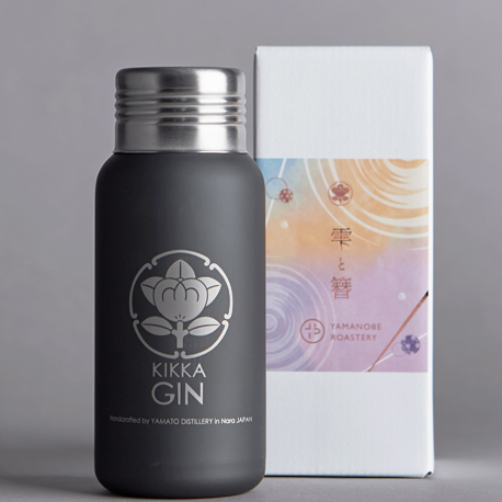 橘花 KIKKA GIN 雫と簪　alc.45% Stainless bottle 500ml　（※お一人様2本限り）