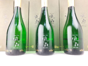 風の森「油長酒造300周年記念酒」生酒　リーフレット付き箱入り　720ml 記念ボトル