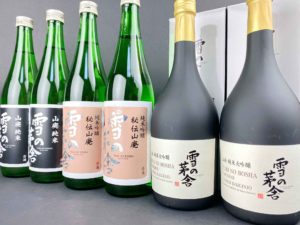 雪の茅舎　山廃三酒　バナー