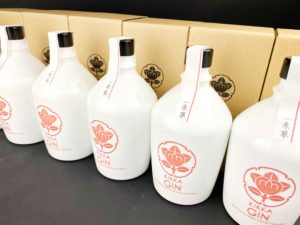 橘花 KIKKA GIN Glass bottle 朱華（ハネズ）700ml（箱入）バナー