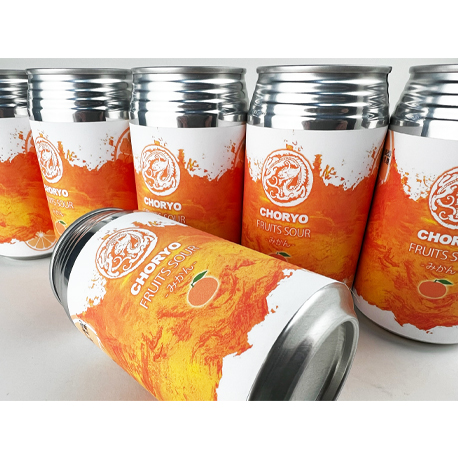 2024年1月25日蔵出し　長龍　クラフトビール　FRUITS SOUR -みかん- 355ml缶（完全要冷蔵品）