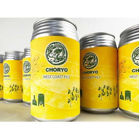 長龍クラフトビール　WEST COAST PILS 355ml缶（完全要冷蔵品）