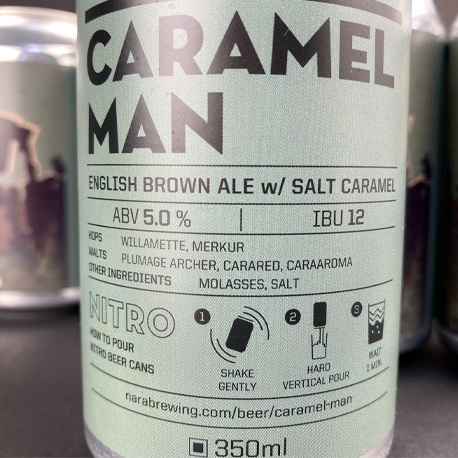 奈良醸造　 CARAMEL MAN（キャラメルマン） 350ml缶