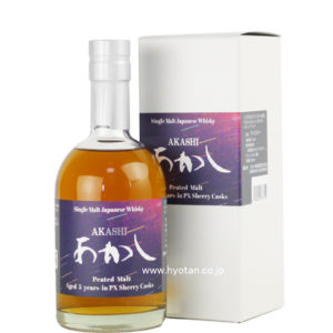 シングルモルトあかし PXシェリーカスク５年 HEAVILY PEATED 500ml