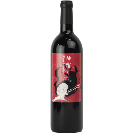 紀乃國わいん工房　神宿り メルロー 2025　750ml