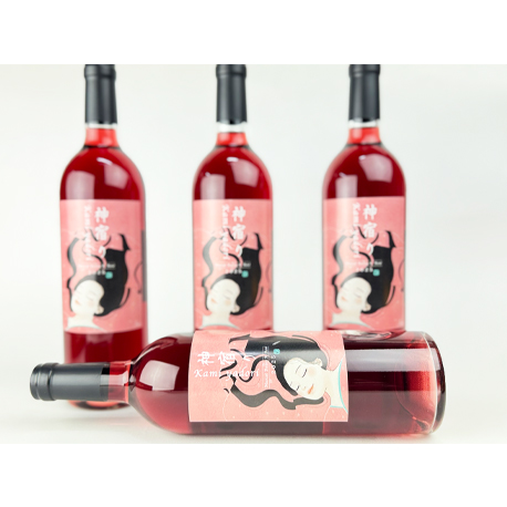 紀乃國わいん工房　神宿り マスカット・ベリーA ロゼ 2025　750ml